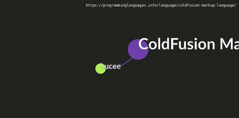 ColdFusion Markup Language Programming Language Information & Resources ...