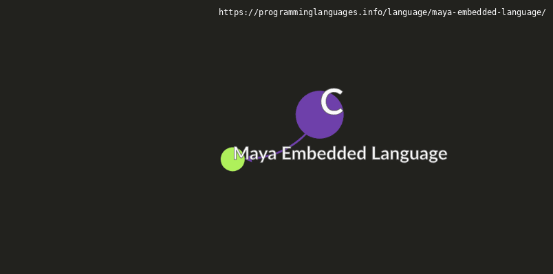 Maya Embedded Language Programming Language Information & Resources ...
